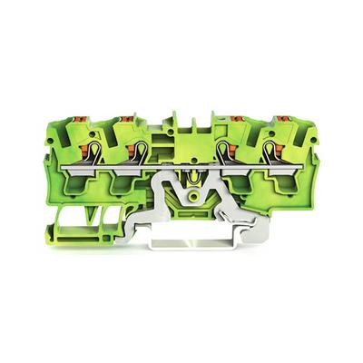2204-1407 by WAGO Corporation - 4-CONDUCTOR GROUND TERMINAL BLOC