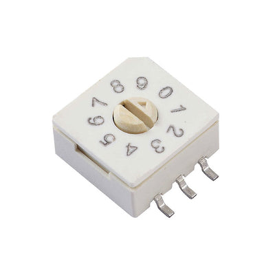 221AMA10R by CTS Electrocomponents - SWITCH ROTARY DIP BCD 100MA 50V