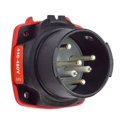 22-38043-972 by Meltric - DXN30 INLET 30A 480 VAC