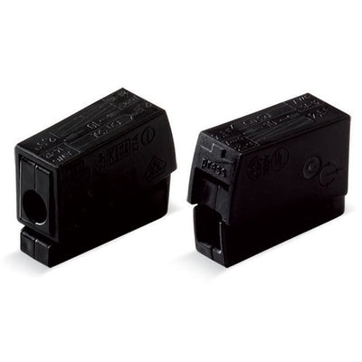224-104 by WAGO Corporation - PUSHWIRE INLINE CONNECTOR; BLACK