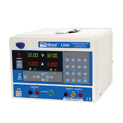 1350 by Global Specialties - TRIPLE OUTPUT HIGH RESOLUTION DC