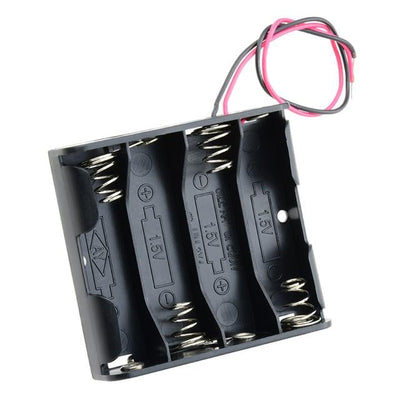 23-BH2-8 by NTE Electronics, Inc - BATT HOLDER AA 4CELL 5.91"" LEADS