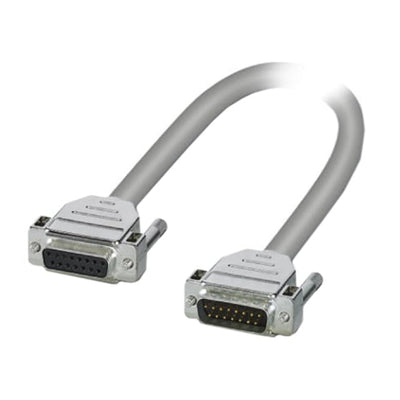 2302117 by Phoenix Contact - CABLE ASSY DB15 SHIELDED GRAY 6M