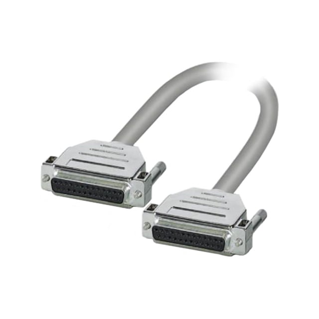 2305486 by Phoenix Contact - CABLE ASSY DB25 SHIELDED GRAY 2M
