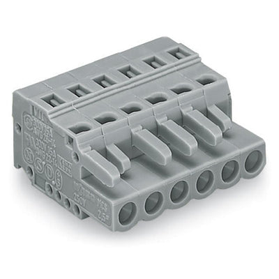 231-104/026-000 by WAGO Corporation - 1-CONDUCTOR FEMALE PLUG; 2.5 MM;
