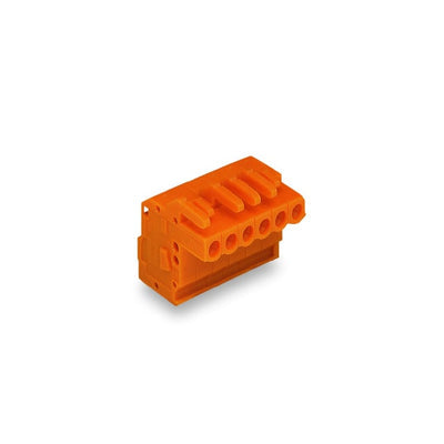 232-324/026-000 by WAGO Corporation - 1-CONDUCTOR FEMALE PLUG; ANGLED;