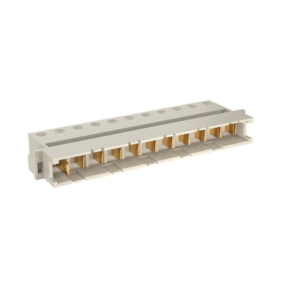 233230-E by TE Connectivity Erni - DIN H11 11POS M SLDR RA CL1 VE