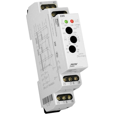 235 by Peltec Timers and Controls - MONITORING VOLTAGE MONITOR