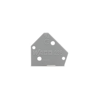 236-600 by WAGO Corporation - END PLATE; 1 MM THICK; SNAP-FIT