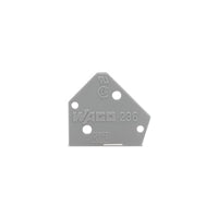 236-600 by WAGO Corporation - END PLATE; 1 MM THICK; SNAP-FIT