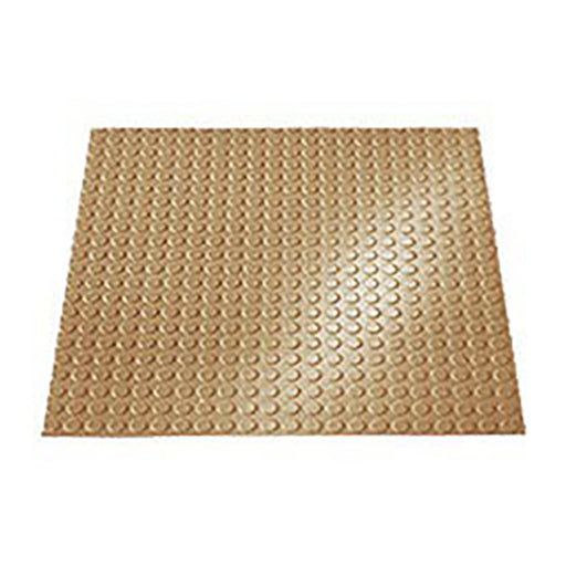 238122BG by R C Musson Rubber Co. - BEIGE RUBBER TILE ROUND DISC PAT
