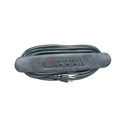 241566 by Global Industrial - PLASTIC CART THREE OUTLET POWER