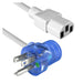 243003-06 by Qualtek - CORD 18AWG 5-15P RA TO C13 10