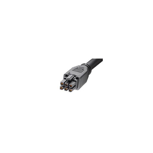 245136-0620 by Molex - MEGAFIT 6CKT BLACK 2M OVERMOLDED
