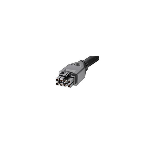 245136-0820 by Molex - MEGAFIT 8CKT BLACK 2M OVERMOLDED