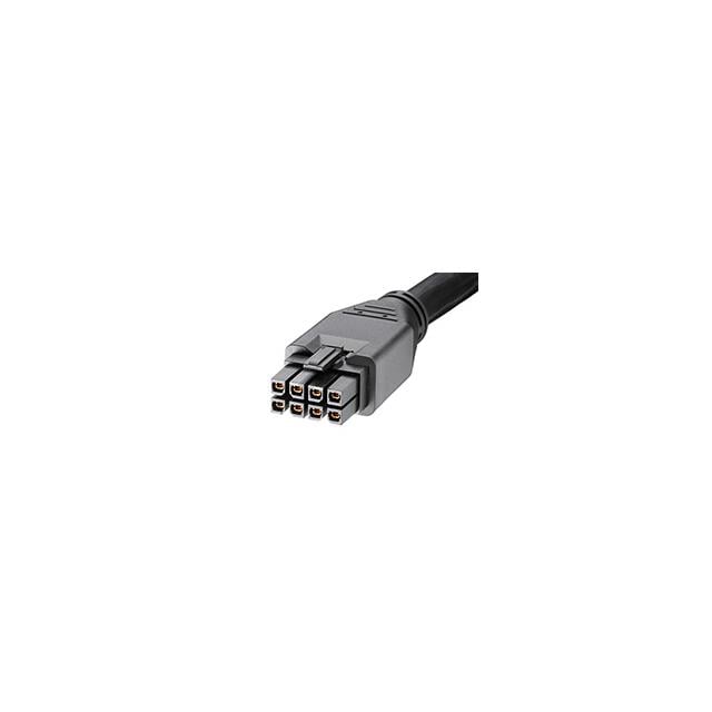 245136-0805 by Molex - MEGAFIT 8CKT BLACK 500MM OVERMOL