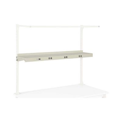 249297TN by Global Industrial - 96""W SHELF WITH ELECTRICAL, TAN