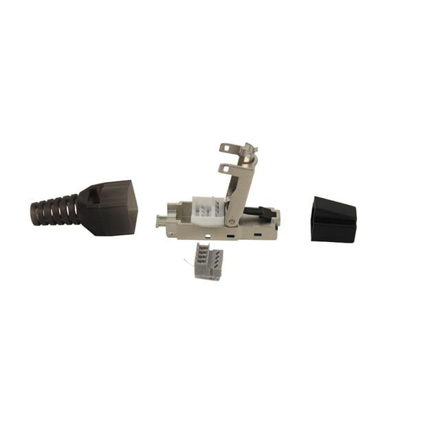 252-RMP02-A2A10 by Vertical Cable - MOD PLUG 8P8C C6A STP RUGD X10