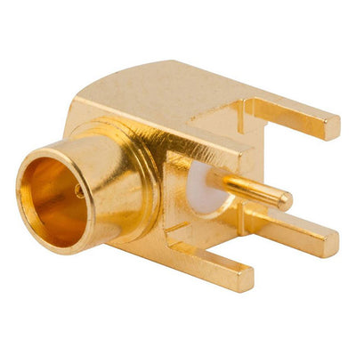 252129-75 by Amphenol RF - CONNECTOR MCX RCPT R/A 75 OHM PCB