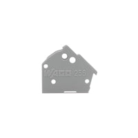 256-500 by WAGO Corporation - END PLATE; SNAP-FIT TYPE; 1 MM T
