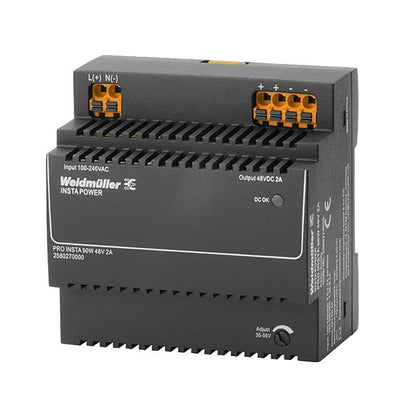 2580270000 by Weidmuller - AC/DC DIN RAIL SUPPLY 48V 96W