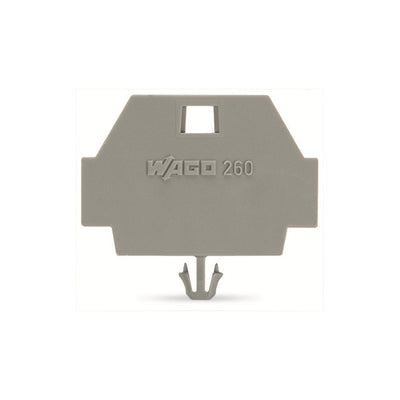 260-371 by WAGO Corporation - END PLATE; WITH SNAP-IN MOUNTING
