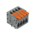 2601-1104 by WAGO Corporation - TERM BLK PCB LEVER 3.5MM 4POS