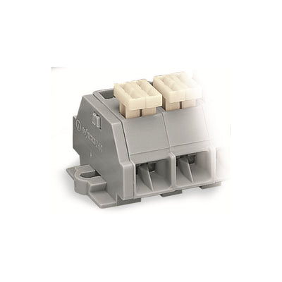 261-208/332-000 by WAGO Corporation - 4-CONDUCTOR TERMINAL STRIP; 8-PO