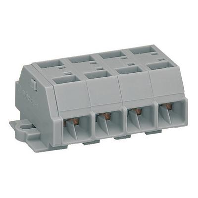 261-204 by WAGO Corporation - 4-CONDUCTOR TERMINAL STRIP; 4-PO