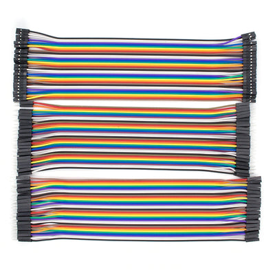 120 DuPont Breadboard Wires by CANADUINOÂ - 120 BREADBOARD JUMPER WIRES 20CM