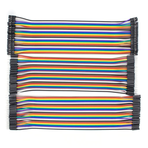 120 DuPont Breadboard Wires by CANADUINOÂ - 120 BREADBOARD JUMPER WIRES 20CM