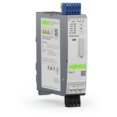 2787-2144 by WAGO Corporation - AC/DC DIN RAIL SUPPLY 24V 120W