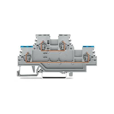 279-512 by WAGO Corporation - DOUBLE-DECK TERMINAL BLOCK; THRO