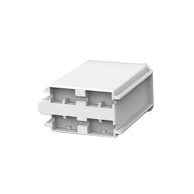 281889-1 by TE Connectivity AMP Connectors - CONNECTOR RECPT HSG 0.25 4POS CLEAR