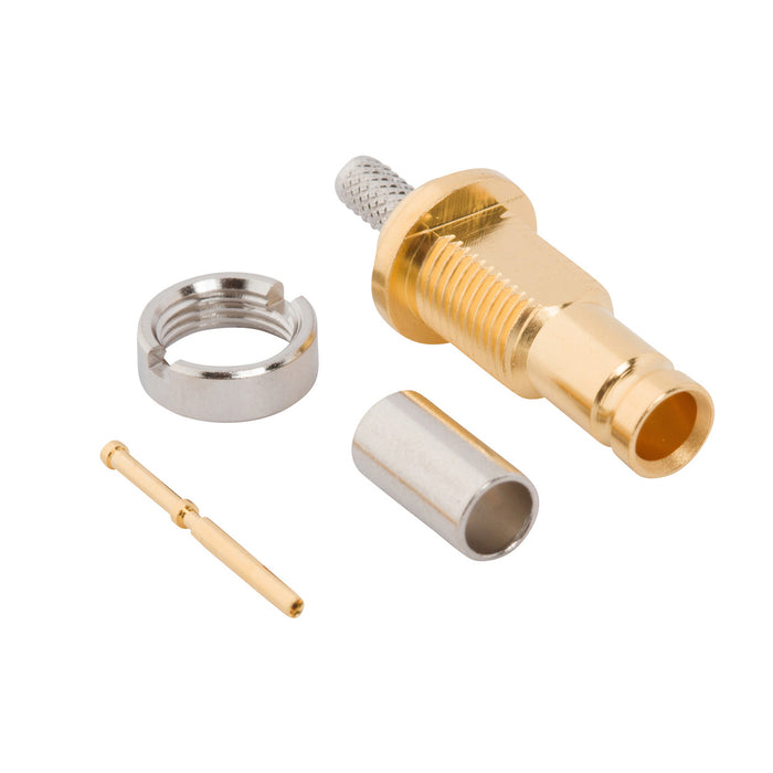 282102-75 by Amphenol RF - 1.0/2.3 STRAIGHT CRIMP JACK FOR