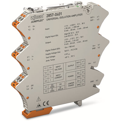 2857-401 by WAGO Corporation - ISO-AMP UI(BIP) UI(BIP)