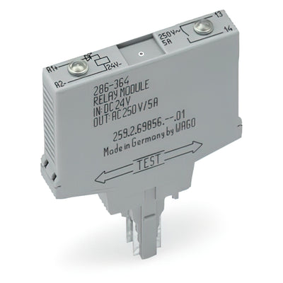 286-364 by WAGO Corporation - RELAY GEN PURPOSE SPST 5A 24V