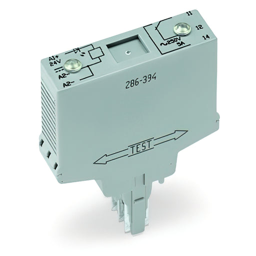 286-394/004-000 by WAGO Corporation - REL DC 24V, LIGHT GRAY