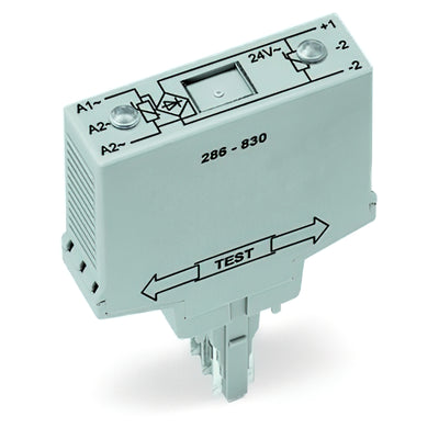 286-830 by WAGO Corporation - RECT-MOD 24VAC VDR, GRAY