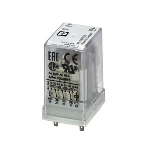 2909738 by Phoenix Contact - RELAY GEN PURPOSE 4PDT 6A 24V
