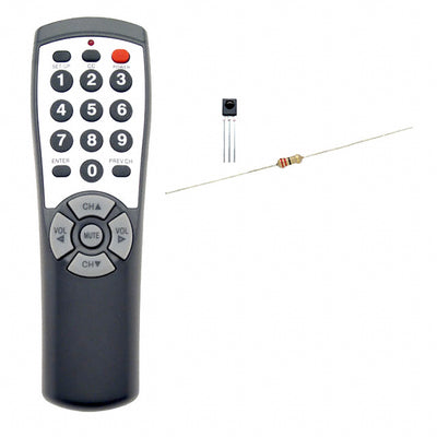 29122 by Parallax Inc. - IR REMOTE KIT W/DETECTOR