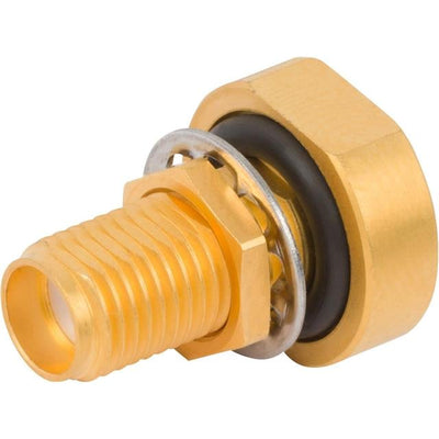 2921-80001 by Amphenol SV Microwave - SMA FEMALE BULKHEAD, ALUMINUM FO