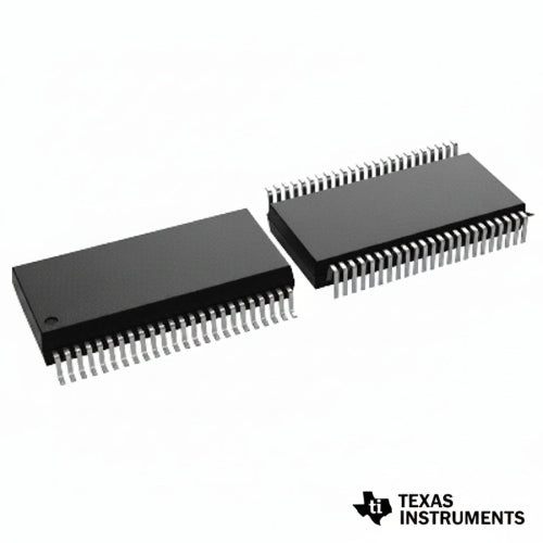 Two Texas Instruments microcontrollers on a white background