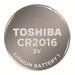 CR2016 by Toshiba Lifestyle Products - BATTERY LITHIUM 3V COIN 20MM