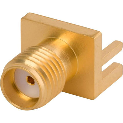 2985-6037 by Amphenol SV Microwave - CONNECTOR SMA RCPT STR 50OHM EDGE MNT