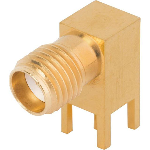 2986-6001 by Amphenol SV Microwave - CONNECTOR SMA JACK R/A 50OHM PCB
