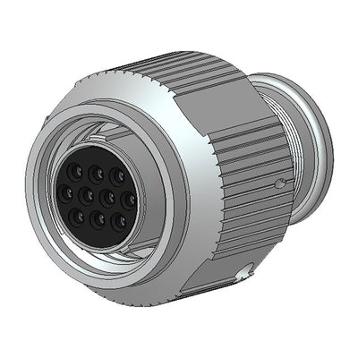 2M801-036-16M7-10SA by Amphenol Aerospace Operations - CONNECTOR PLUG FMALE 10POS CRIMP