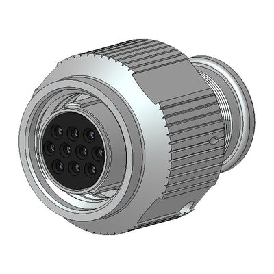 2M801-036-16MT7-10SA by Amphenol Aerospace Operations - CONNECTOR PLUG FMALE 10POS CRIMP