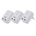 2U1O-C-3 by 5 Core Inc - 3Pcs Type C Adapter 2.4A USB