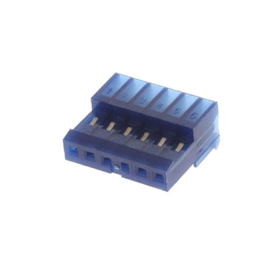 3-641239-6 by TE Connectivity AMP Connectors - CONNECTOR RECPT 6POS IDC 26AWG GOLD